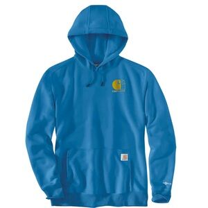 Carhartt FORCE RELAXED FIT LIGHTWEIGHT LOGO GRAPHIC SWEATSHIRT sz 3x blue